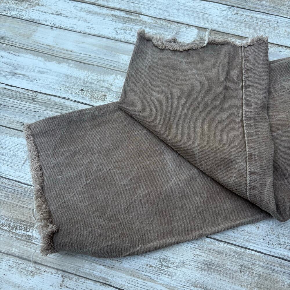 Levi’s Fresh Premium 501 Jeans 32x32 (30x27”) Brown Distressed Workwear Lemon - Picture 16 of 16